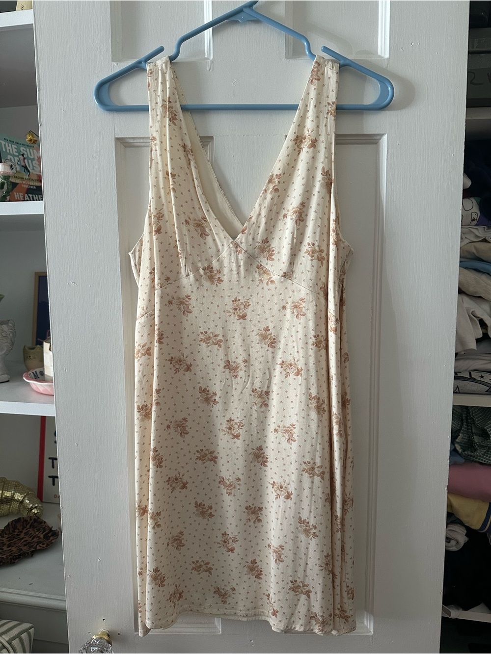 & other stories satin mini dress